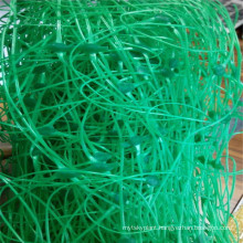 Green plastic anti UV climbing plant support netting for vegetable